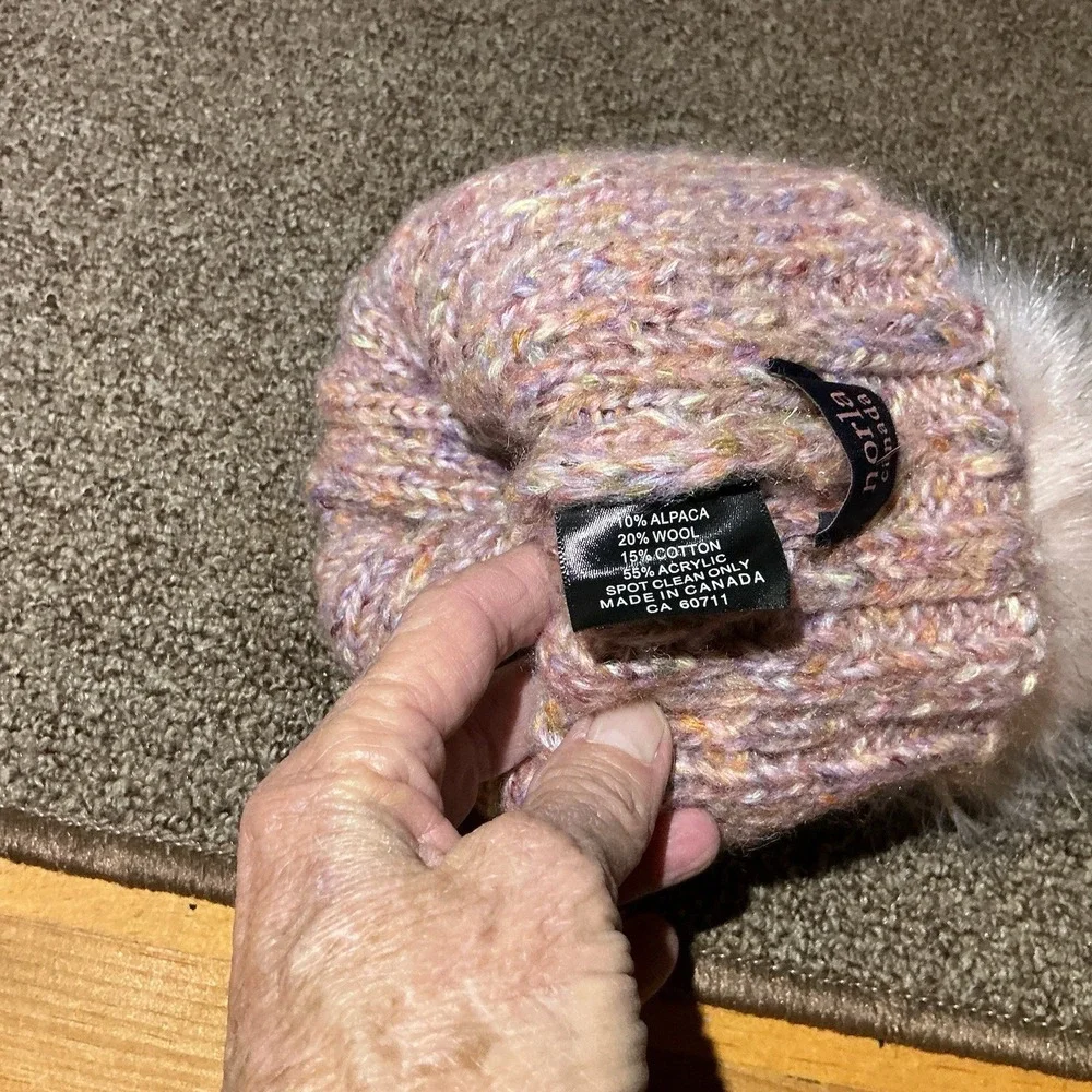 Norla Canada Knit Hat Women's‎ New No Tag Alpaca Wool Cotton Blend